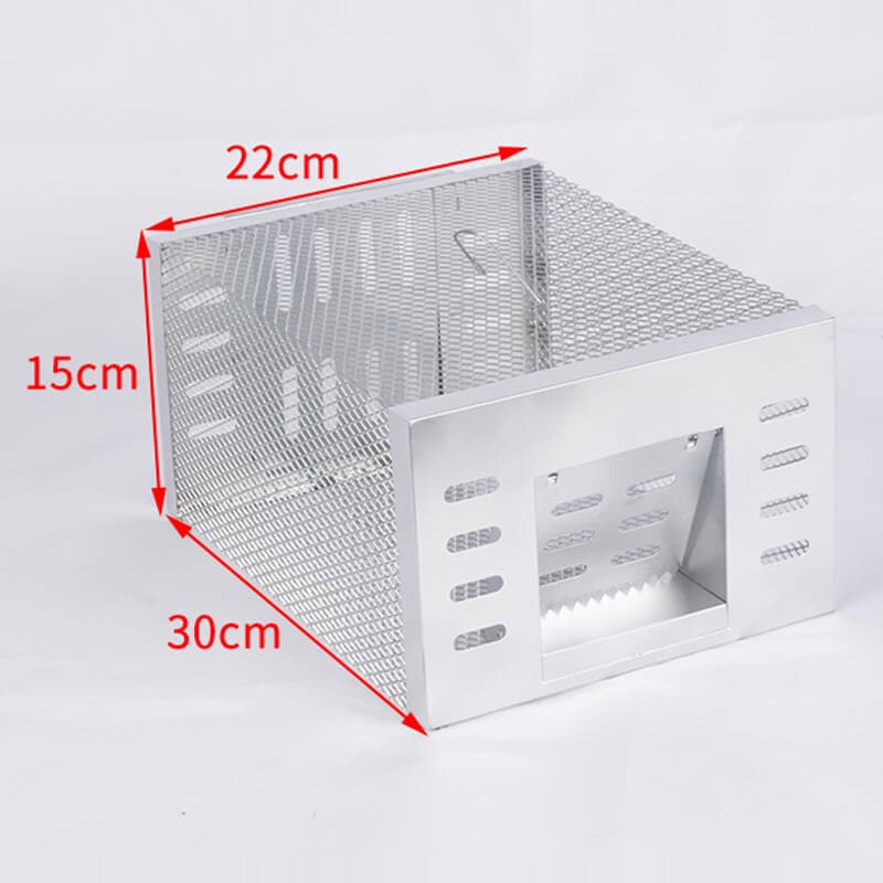 Galvanized Steel Multi-Catch Live Mouse Trap (Child & Pet Safe)