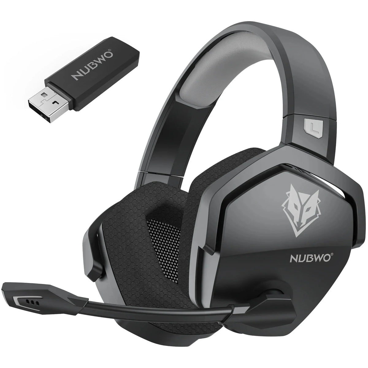 Gaming Headset Wireless Active Noise Reduction Built-In Mic