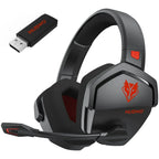 Gaming Headset Wireless Active Noise Reduction Built-In Mic