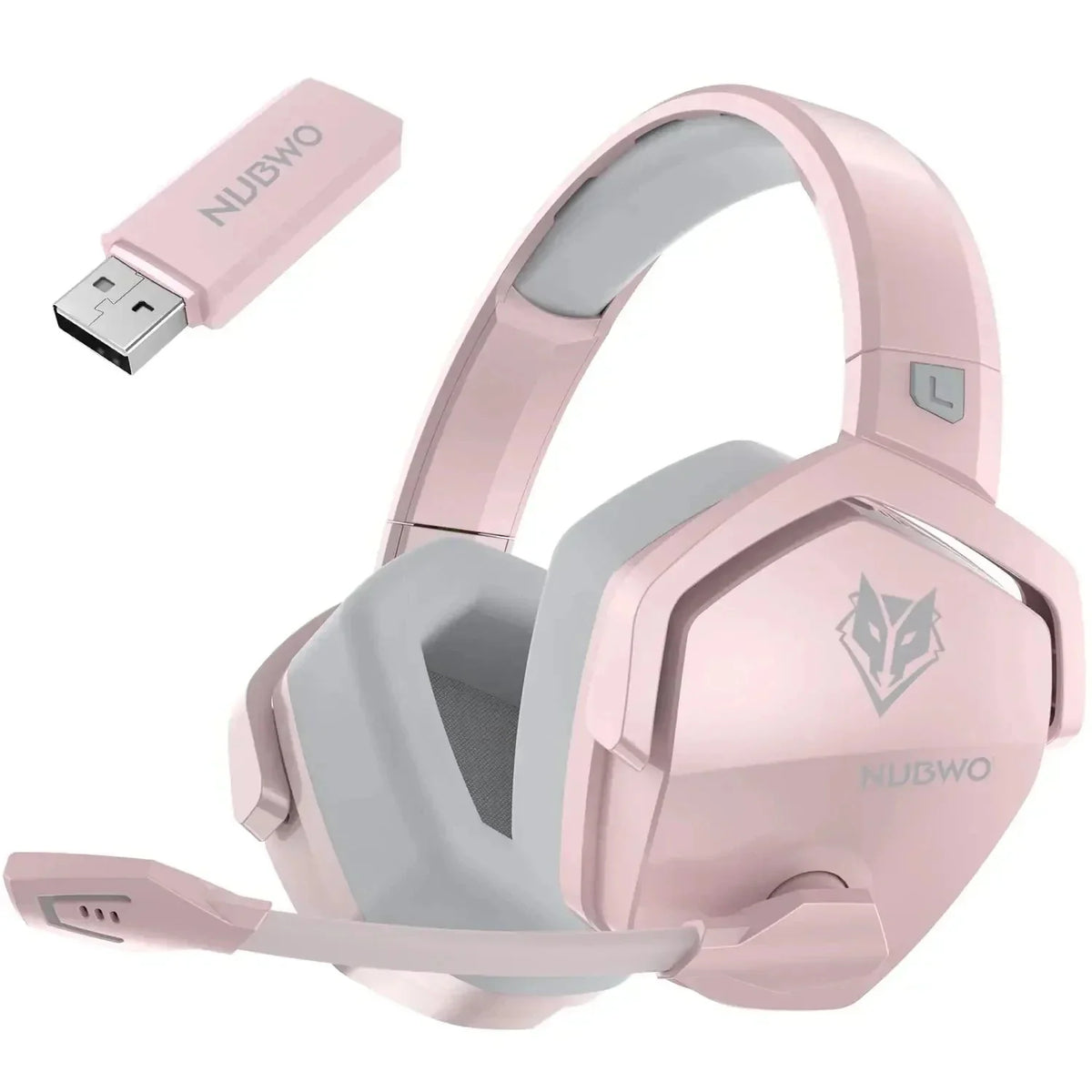 Gaming Headset Wireless Active Noise Reduction Built-In Mic
