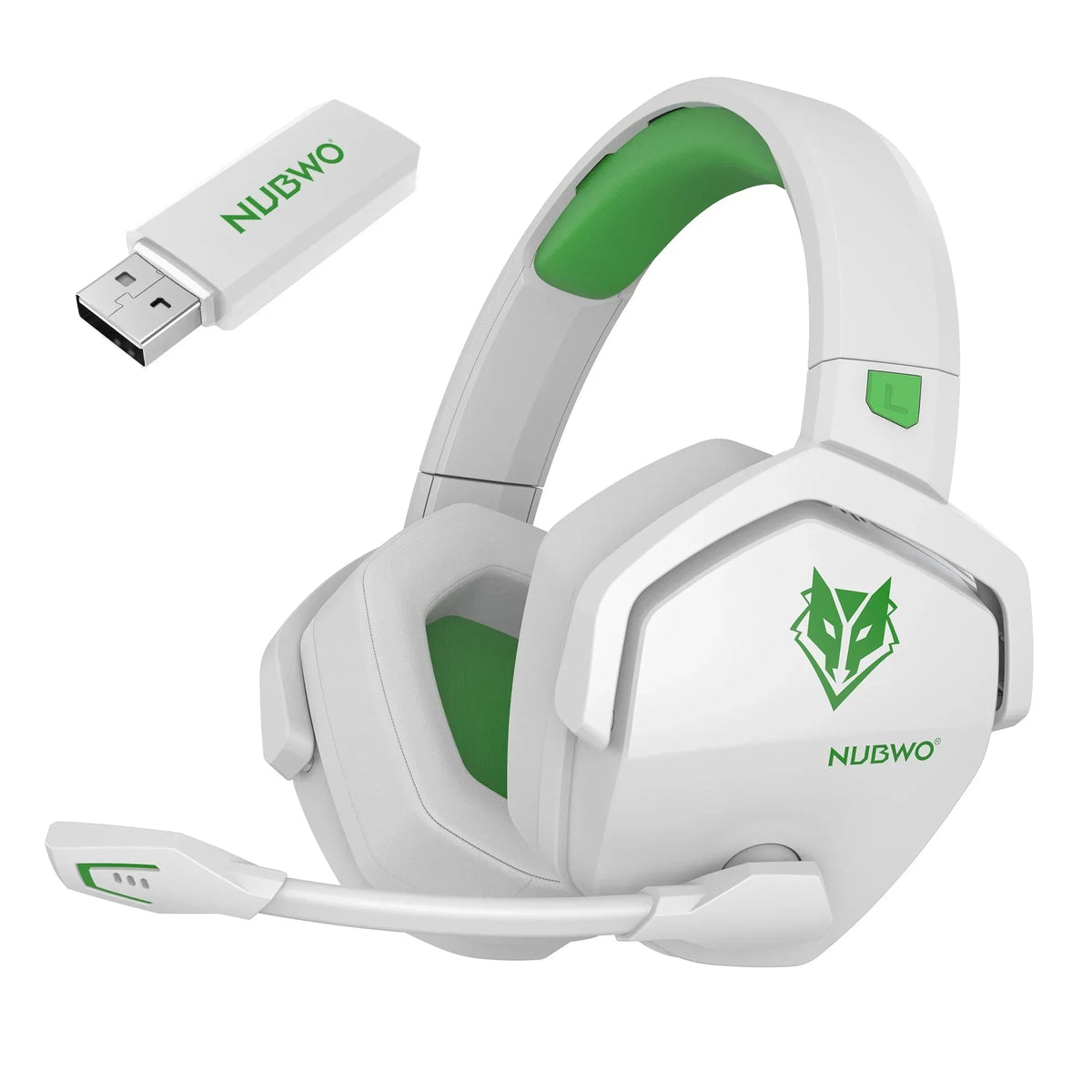 Gaming Headset Wireless Active Noise Reduction Built-In Mic