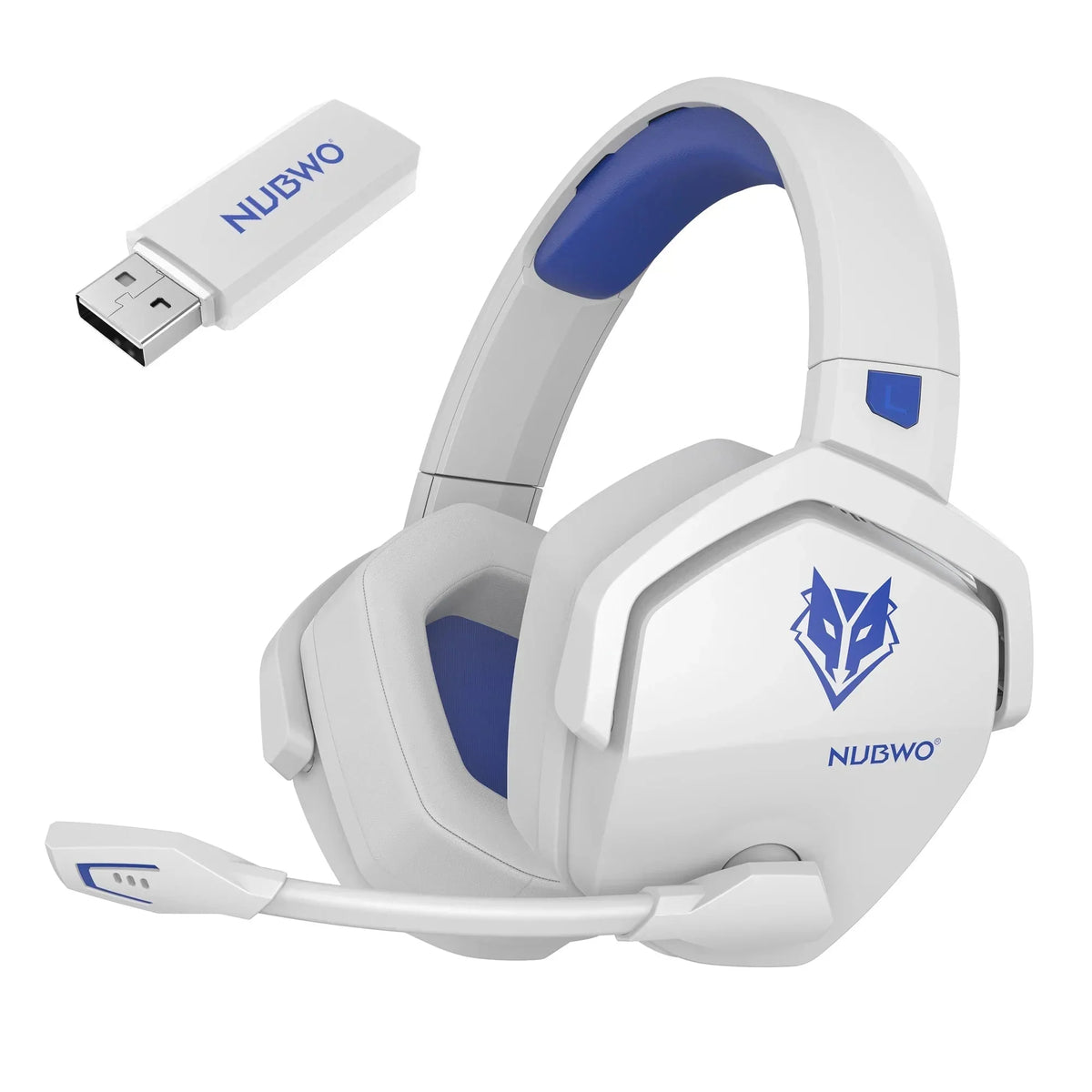 Gaming Headset Wireless Active Noise Reduction Built-In Mic