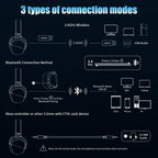 Gaming Headset Wireless Active Noise Reduction & Mic