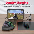 Gaming Keyboard & Mouse Combo RGB Backlit 35-Key Anti-Ghosting