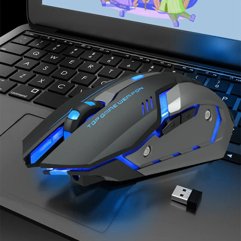 Gaming Mouse Ergonomic 1600 DPI Wireless Charging