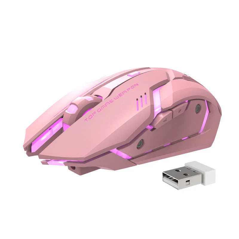Gaming Mouse Ergonomic 1600 DPI Wireless Charging