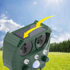Garden Animal Repellent Motion-Activated Ultrasonic Solar-Powered