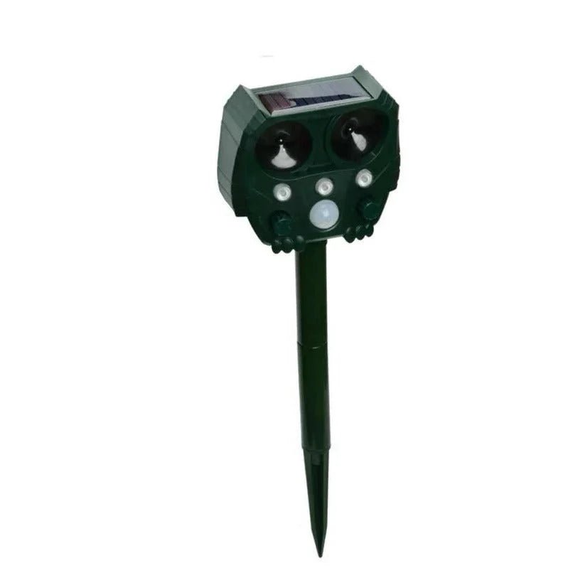 Garden Animal Repellent Motion-Activated Ultrasonic Solar-Powered