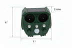 Garden Animal Repellent Motion-Activated Ultrasonic Solar-Powered