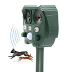 Garden Animal Repellent Motion-Activated Ultrasonic Solar-Powered