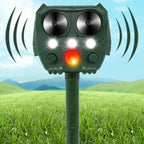 Garden Animal Repellent Motion-Activated Ultrasonic Solar-Powered