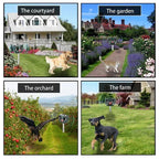 Garden Animal Repeller Solar-Powered Ultrasonic 26 Ft Range