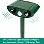 Garden Animal Repeller Solar Ultrasonic Motion Sensor