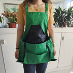 Garden Apron Water-Repellent Oxford Large Pockets