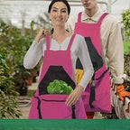 Garden Apron Water-Repellent Oxford Large Pockets