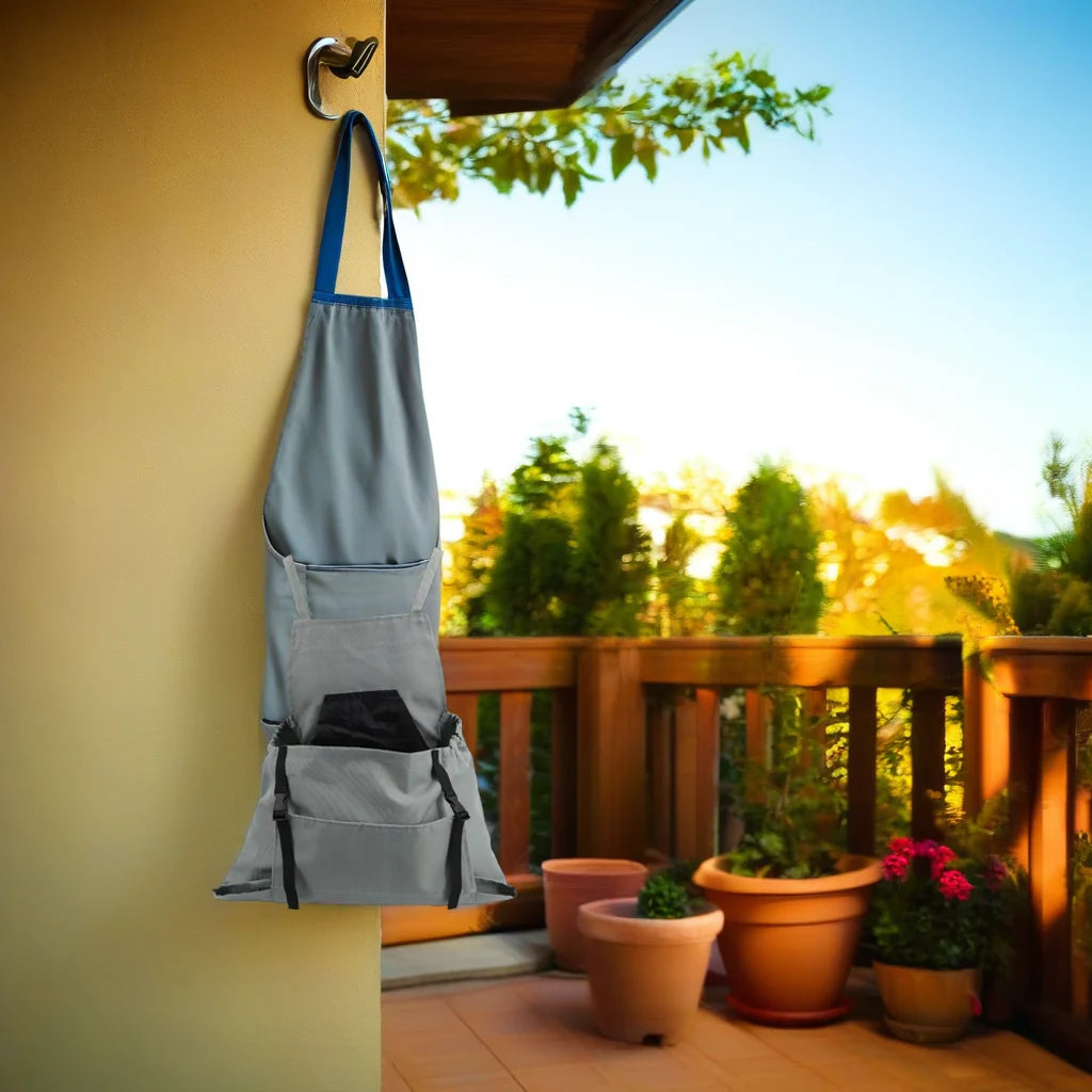 Garden Apron Water-Resistant Oxford Two Tool Pockets