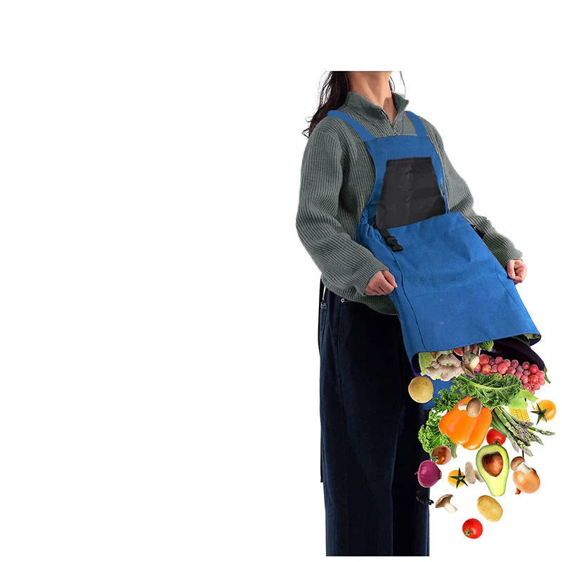 Garden Apron Water-Resistant Oxford Two Tool Pockets