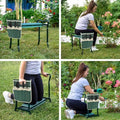 Garden Bench Foldable Padded Seat & Kneeler
