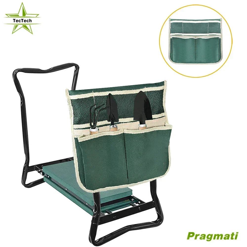 Garden Bench Foldable Padded Seat & Kneeler
