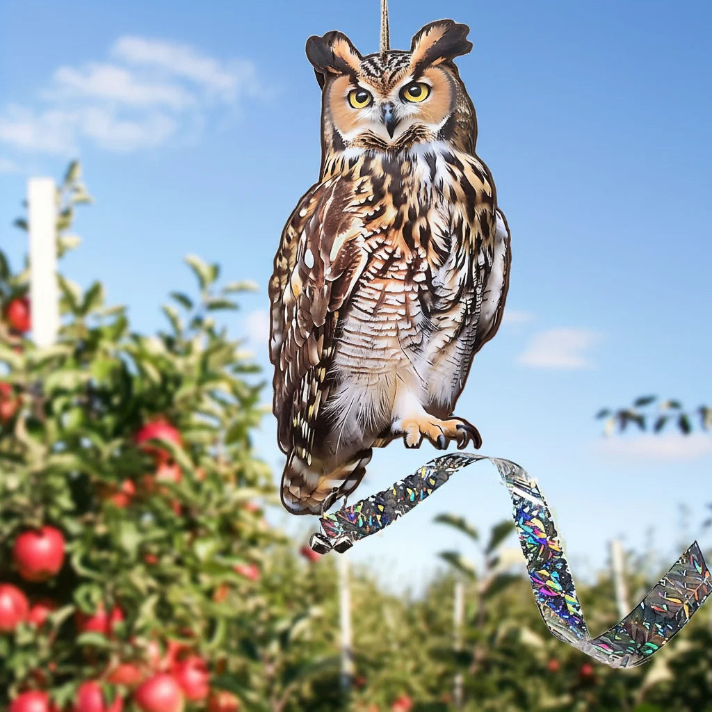 Garden Bird Deterrent Realistic Owl Weather-Resistant