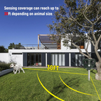 Garden Bird Deterrent Solar-Powered Ultrasonic & LED 30 Foot Range