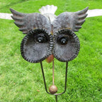 Garden Bird Sculpture Wind-Driven Weather-Resistant Metal