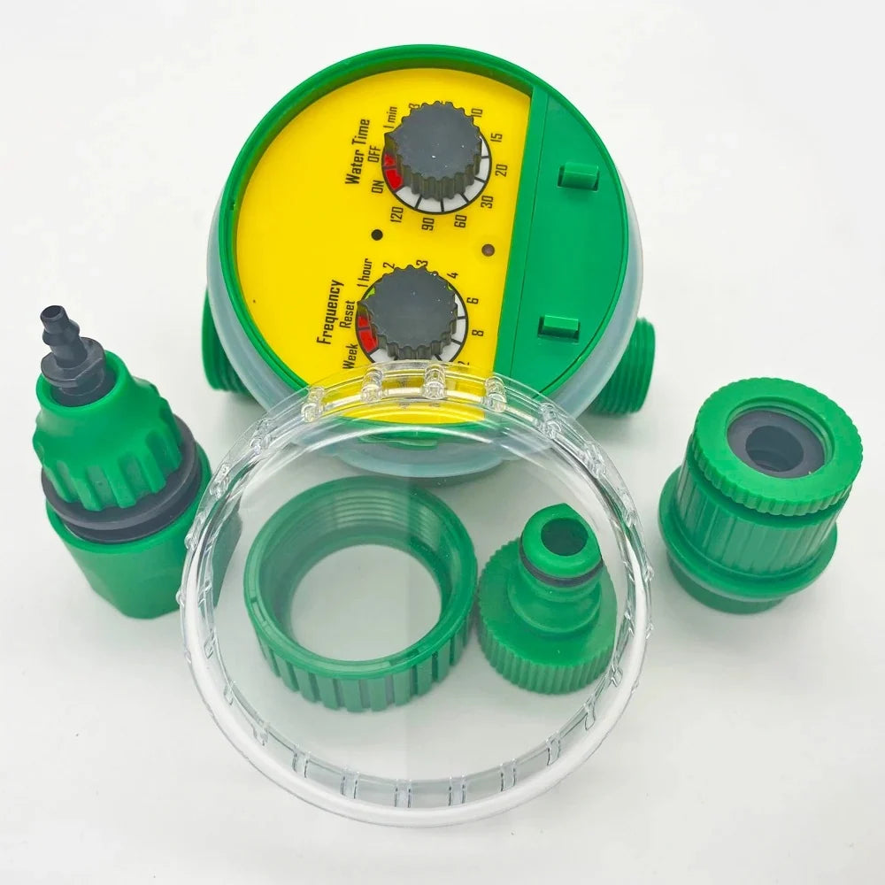 Garden Drip Kit Programmable Timer & Pressure Regulator