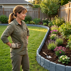 Garden Edging Panels Faux Stone Tool-Free Installation