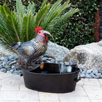 Garden Fountain Polyresin Animal Figurine With Pump