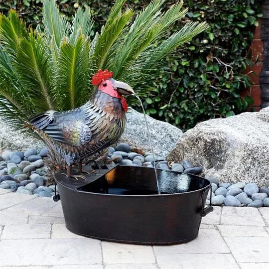 Garden Fountain Polyresin Animal Figurine With Pump
