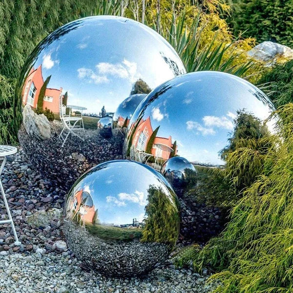 Garden Gazing Ball Mirror Finish Weather Resistant