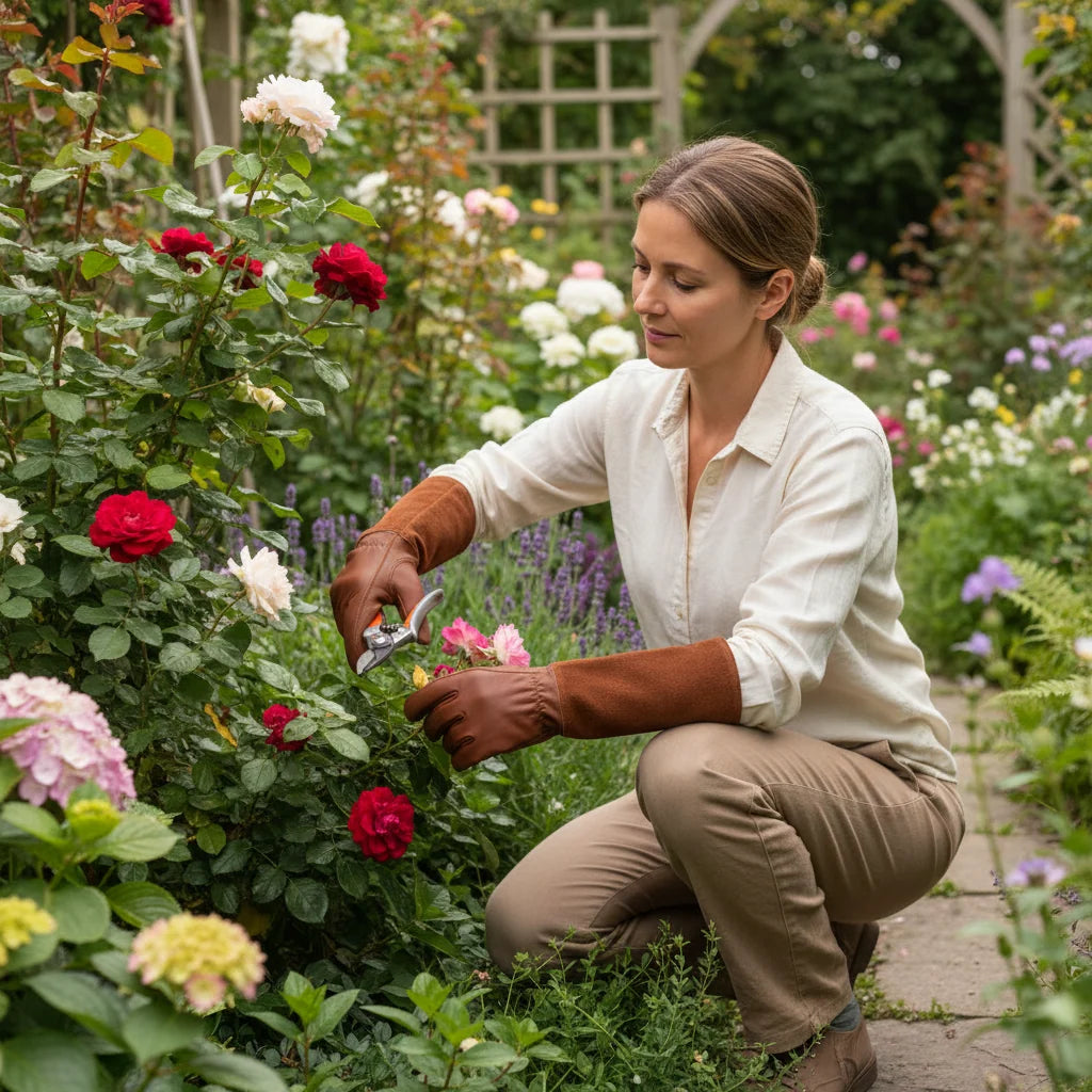 Garden Gloves Thorn-Resistant Breathable Reinforced Seams