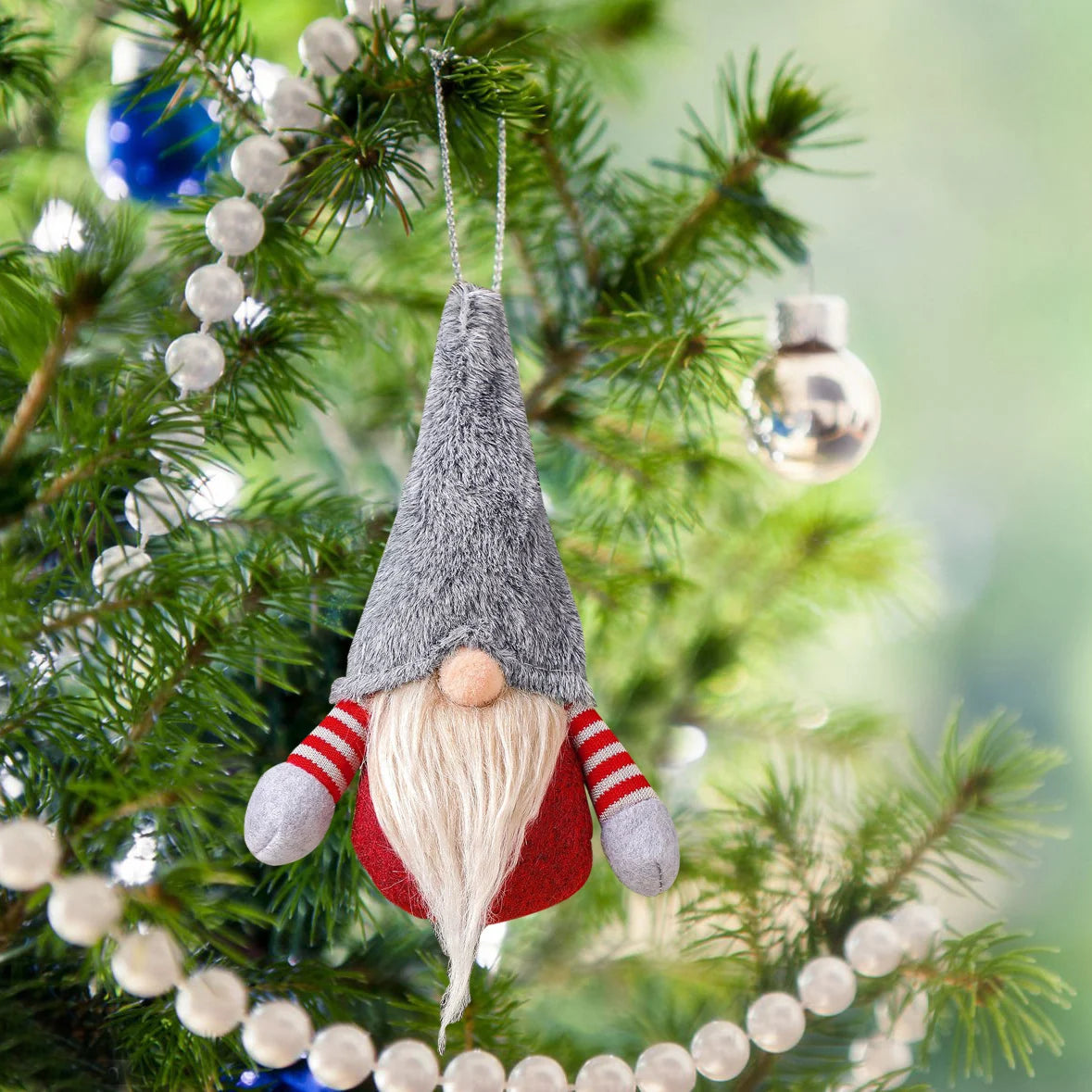 Garden Gnome Figurine Hand-Painted Rustic Indoor & Outdoor