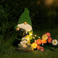 Garden Gnome Solar-Powered Automatic Dusk Sensor Resin