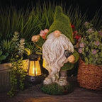 Garden Gnome Solar-Powered Automatic Dusk Sensor Resin