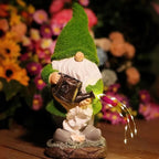 Garden Gnome Solar-Powered Automatic Dusk Sensor Resin