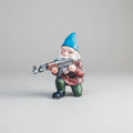 Garden Gnome Tactical Camouflage Painted Resin Weather-Resistant