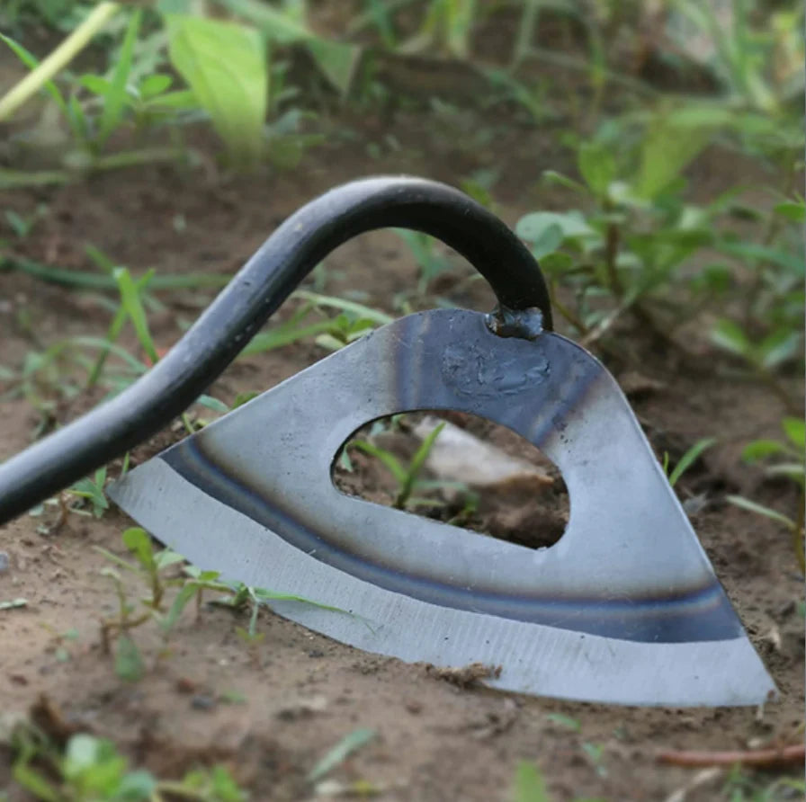 Garden Hoe Steel Hollow Blade Non-Slip Grip