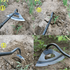 Garden Hoe Steel Hollow Blade Non-Slip Grip