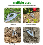 Garden Hoe Steel Hollow Blade Non-Slip Grip
