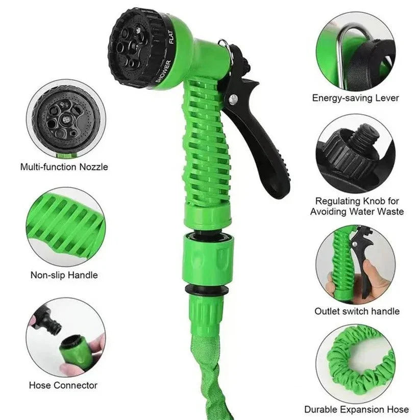 Garden Hose Expandable 7-Pattern & Flow Control