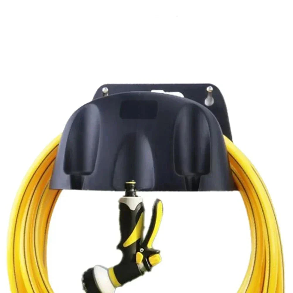 Garden Hose Holder Wall Mount Anti-Kink Grooves