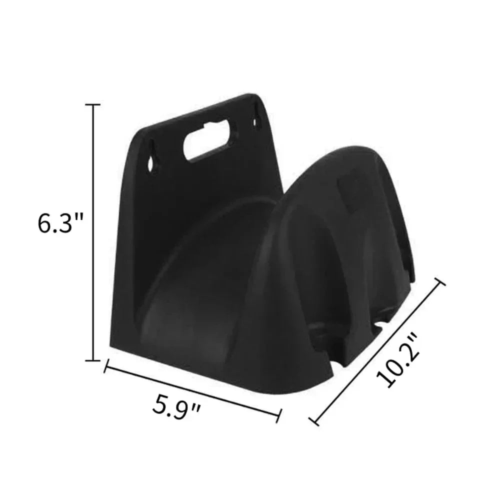 Garden Hose Holder Wall Mount Anti-Kink Grooves