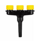 Garden Hose Nozzle Adjustable Spray Patterns Quick-Connect Water-Saving