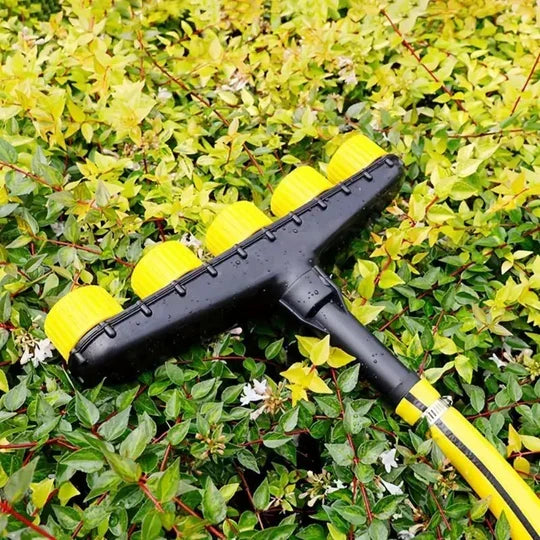 Garden Hose Nozzle Adjustable Spray Patterns Quick-Connect Water-Saving