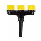 Garden Hose Nozzle Adjustable Spray Patterns Quick-Connect Water-Saving