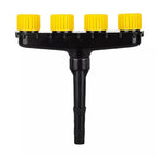 Garden Hose Nozzle Adjustable Spray Patterns Quick-Connect Water-Saving