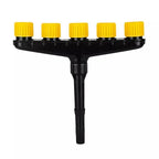 Garden Hose Nozzle Adjustable Spray Patterns Quick-Connect Water-Saving