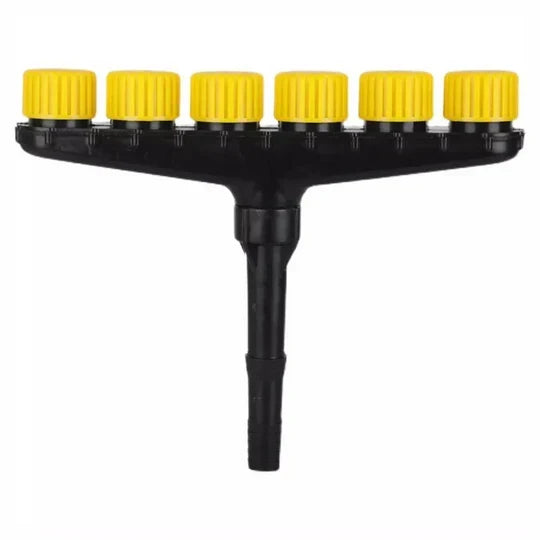 Garden Hose Nozzle Adjustable Spray Patterns Quick-Connect Water-Saving