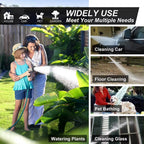 Garden Hose Nozzle Heavy-Duty Metal 9 Spray Patterns